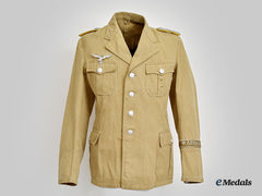 Germany, Luftwaffe. A Flight Personnel Leutnant’s Tropical Field Blouse, North Africa Service