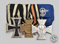 Germany, A Medal Bar For First World War And Police Service