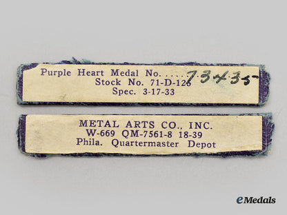 united_states._a_first_war_purple_heart_group,_to_benton_r._chism,11_th_regiment,5_th_infantry_division_l22_mnc8091_074