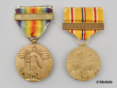 United States. A First & Second War Medal Issued To The Navy
