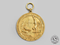 Germany, Weimar Republic. A 1929 Detroit German Diaspora Gymnastics Festival Medal, By Weyhing Bros.
