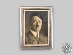 Germany, Third Reich. A Signed And Framed Ah Portrait