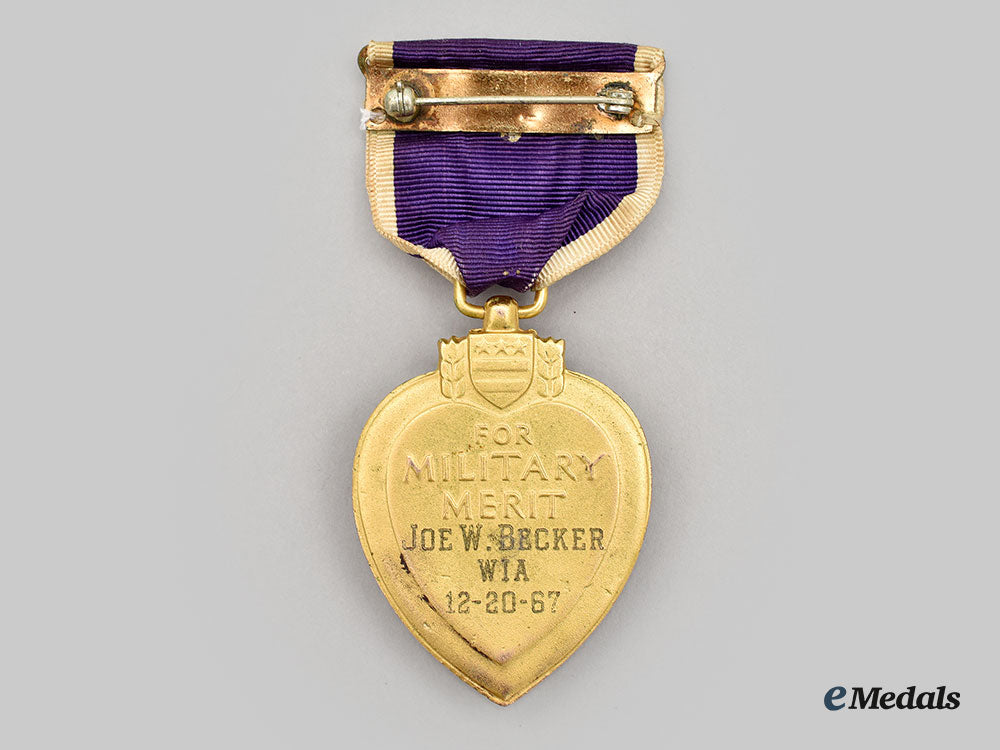 united_states._a_vietnam_war_purple_heart,_to_sergeant_joe_wideman_becker,_united_states_marine_corps,_wia_l22_mnc8163_105_1