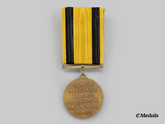 lithuania,_republic._an_independence_medal1928_l22_mnc8203_678_1