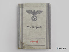 Germany, Ss. A Waffen-Ss Wehrpaß To Paul Wende, Wachtbataillon Sachsenhausen