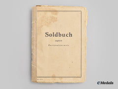 Germany, Ordnungspolizei. A Soldbuch To Gendarmerie Franz Scherreick