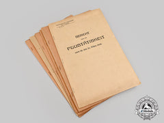 Germany, Imperial. A Mixed Lot Of Late-War Flight Reports