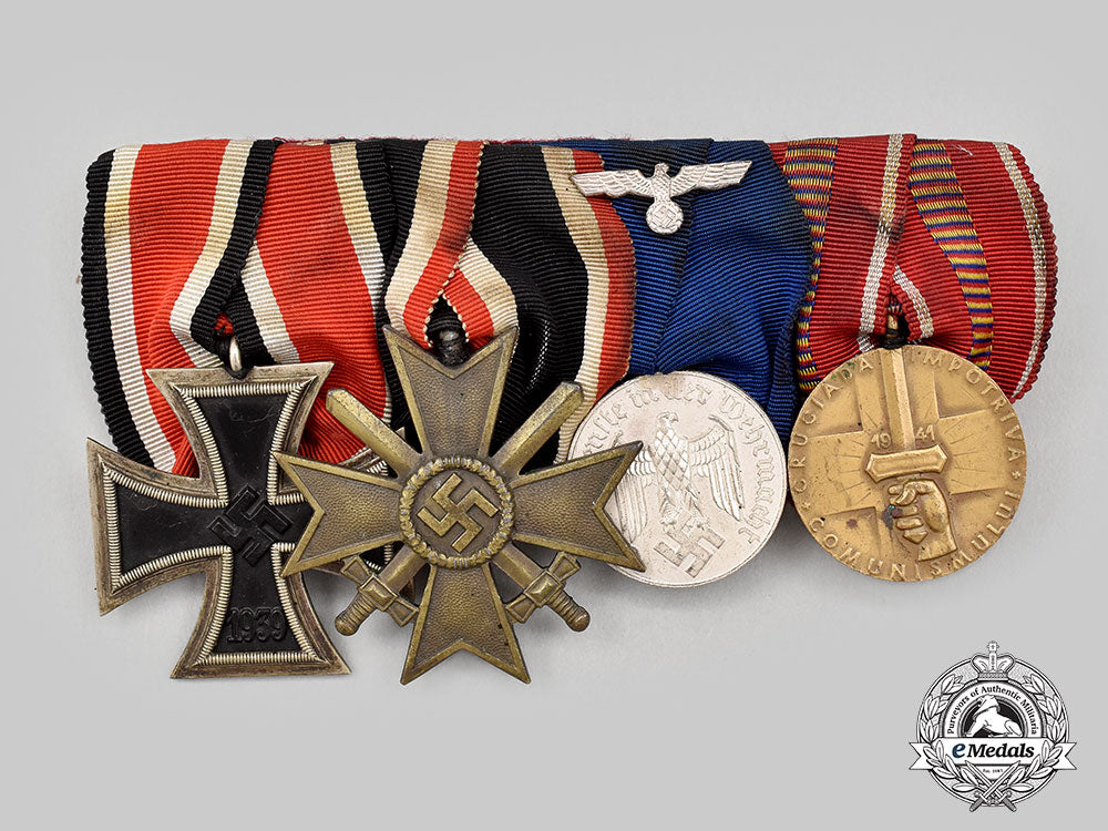 germany,_wehrmacht._a_medal_bar_for_eastern_front_service,_with_matching_ribbon_bar_l22_mnc8264_073