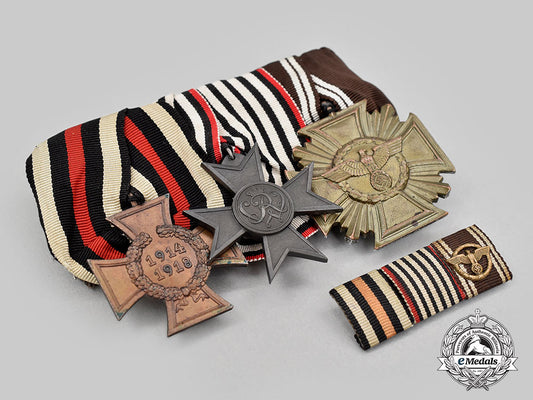 germany._a_medal_bar_for_first_world_war_and_nsdap_service,_with_matching_ribbon_bar_l22_mnc8285_085