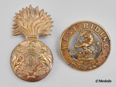United Kingdom. Two Regimental Badges