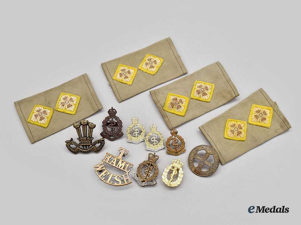 united_kingdom._a_lot_of_nine_army_badges_and_four_slip-_on_shoulder_straps_l22_mnc8344_167_1_1_1