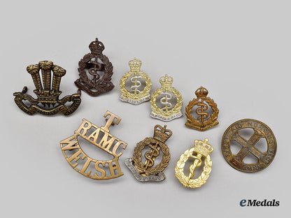 united_kingdom._a_lot_of_nine_army_badges_and_four_slip-_on_shoulder_straps_l22_mnc8347_169_1_1_1