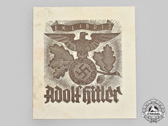 Germany, Third Reich. A Rare Ah Bookplate