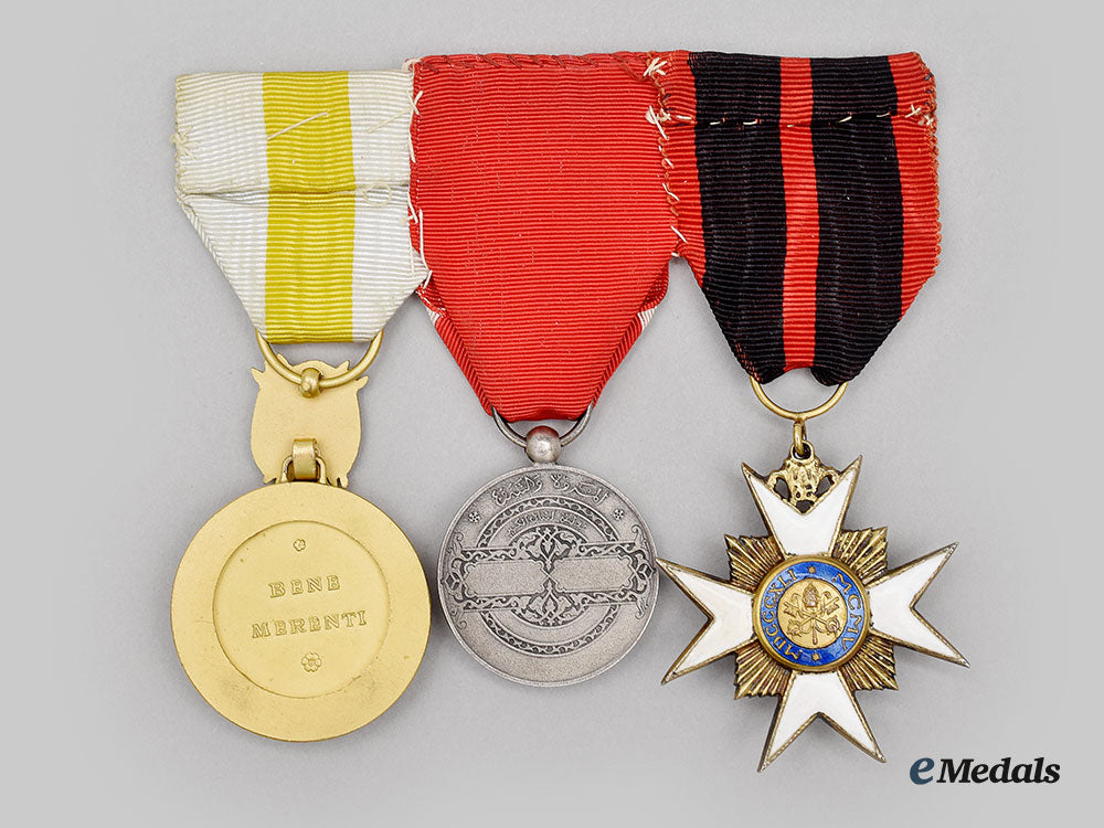 Vatican, Papal State. An Order Of St. Sylvester Medal Bar eMedals