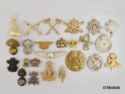 united_kingdom._a_lot_of_twenty-_four_cap_badges_and_collar/_shoulder_insignia_l22_mnc8374_124_1