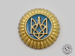 Ukraine, Republic. A Volunteer’s Cap Badge, C.1942