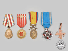 Romania, Kingdom, Socialist Republic. A Lot Of Five Awards