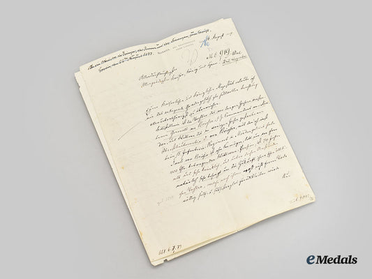 germany,_imperial._an1877_petition_to_kaiser_wilhelm_i_from_field_marshal_albrecht_von_roon_l22_mnc8433_195_1
