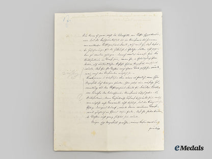germany,_imperial._an1877_petition_to_kaiser_wilhelm_i_from_field_marshal_albrecht_von_roon_l22_mnc8435_197_1