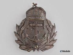 Hungary, Regency. A Royal Navy Cap Badge, Scarce