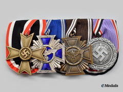 Germany, Third Reich. A Medal Bar For Distinguished Nsdap And Civil Defence Service