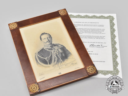 germany,_imperial._a_signed_and_framed_portrait_of_kaiser_wilhelm_ii_l22_mnc8487_177