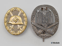 Germany, Wehrmacht. A Pair Of Service Badges