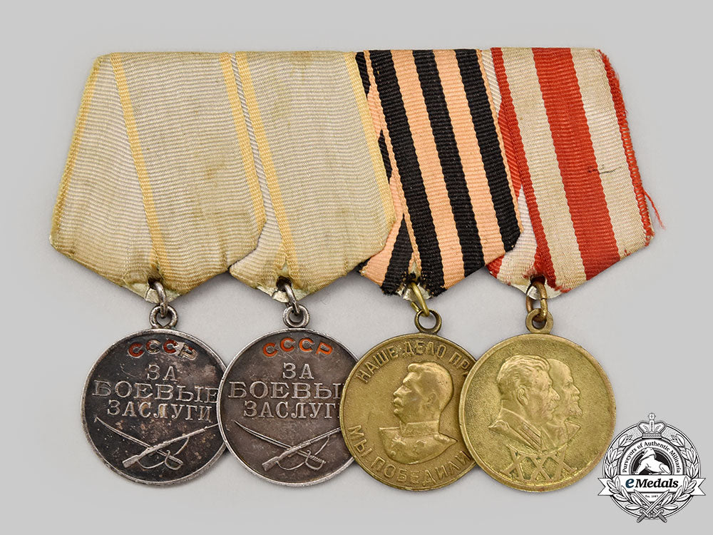 russia,_soviet_union._a_second_war_bravery_medal_group_with_photographs_l22_mnc8587_384