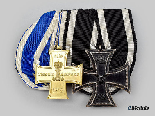 germany,_imperial._a_medal_bar_for_first_world_war_service,_mounted_for_formal_wear_l22_mnc8593_831