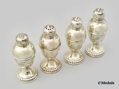 Canada, Commonwealth. A Set Of Four Spice Shakers, By Birks