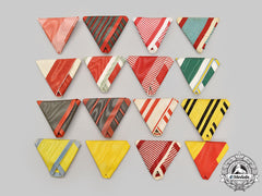 Austria, Empire; Hungary, Kingdom. A Lot Of Sixteen Medal Ribbons
