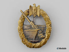 Germany, Kriegsmarine. A Coastal Artillery War Badge, By C.e. Juncker