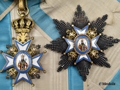 Serbia, Kingdom. An Order Of St. Sava, I Class Grand Cross Set By Shied, C. 1905