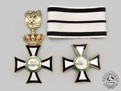 Hohenzollern, State. A Princely Order Of Bene Merenti, Grand Cross Set, C. 1935