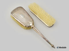 United Kingdom, Birminhgam. A Set Of Two Horse Bristle Brushes, By Charles S. Green & Co, C.1940