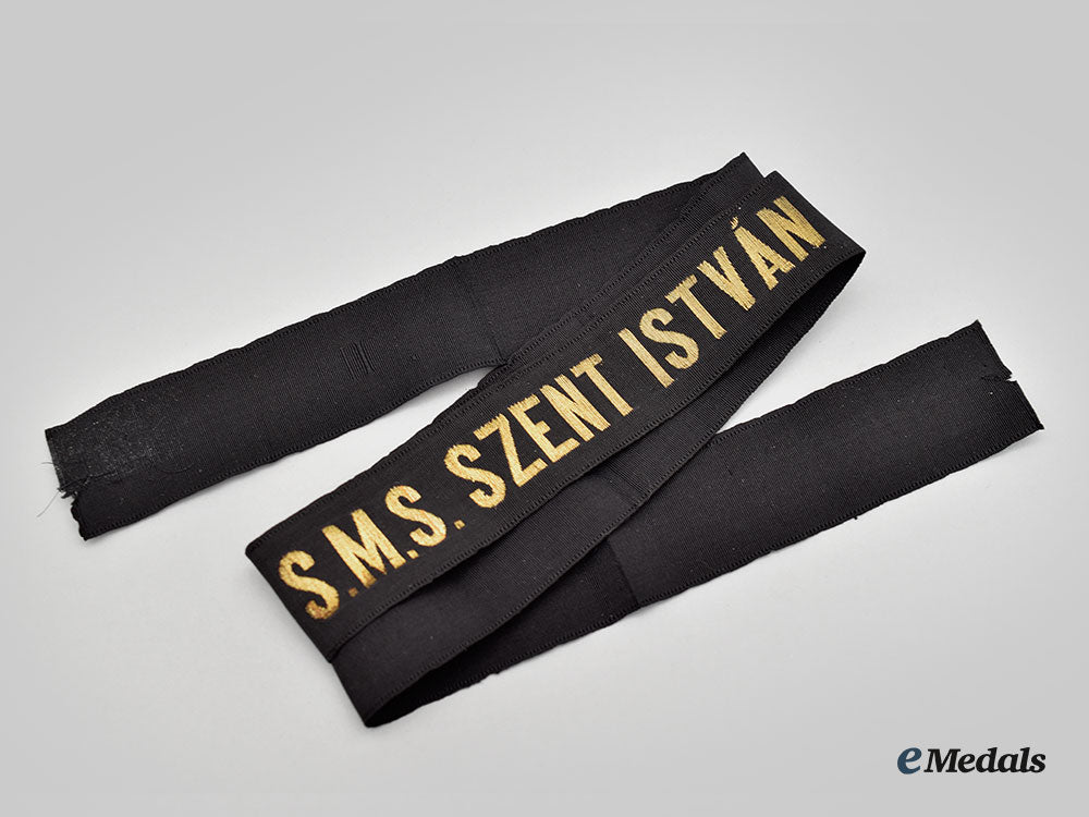 austria-_hungary,_empire._an_sms_szent_istván_cap_tally_ribbon_l22_mnc8783_352_1