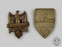 Germany, Third Reich. A Pair Of Commemorative Badges