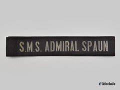 Austria-Hungary, Empire. An Sms Admiral Spaun Cap Tally Ribbon