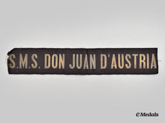 Austria-Hungary, Empire. An Sms Don Juan D’austria Cap Tally Ribbon