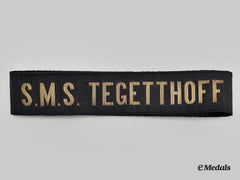 Austria-Hungary, Empire. An Sms Tegetthoff Cap Tally Ribbon