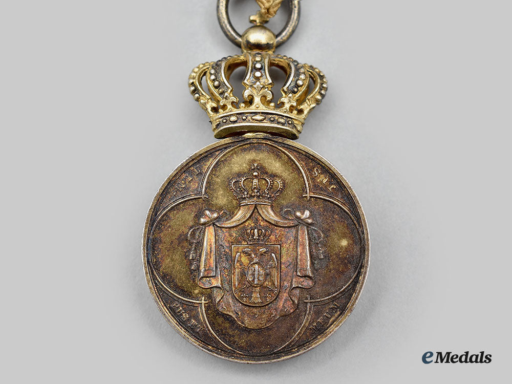 serbia,_kingdom._a_household_medal_of_milan,_i_class_l22_mnc8939_975