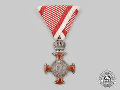 Austria, Imperial. An “1849” Merit Cross, Iii Class Cross With Crown, By F. Braun