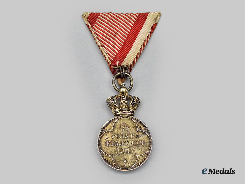 serbia,_kingdom._a_household_medal_of_milan,_i_class_l22_mnc8942_976