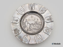 Germany, Third Reich. A Nuremberg Rally Commemorative Pewter Plate