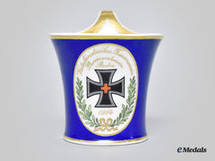 Germany, Imperial. A Patriotic Women’s Provincial Association Teacup, By Kpm