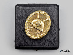 Germany, Wehrmacht. A Gold Grade Wound Badge, With Case