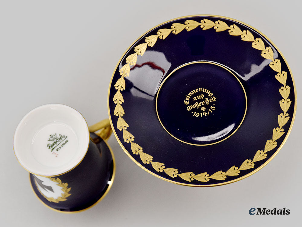 germany,_imperial._a_blue_glazed_iron_cross_teacup_and_saucer_set,_by_rosenthal,_selb_l22_mnc9169_383_1