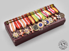 Spain, Fascist State. A Civil War Miniature Group Of Twelve