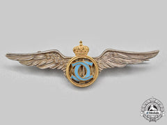 Romania, Kingdom. An Air Force (Roaf) Civilian Pilot Badge, C.1935