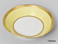 Germany, Imperial. A Kpm Yellow Glazed Dish